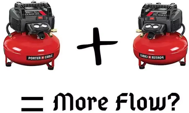 Combining-Up-Two-Air-Compressors